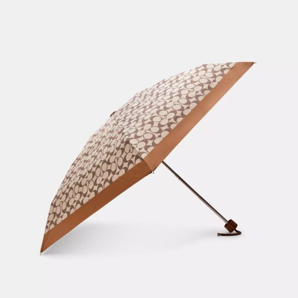 NWOT Coach Signature Mini Umbrella - Picture 1 of 5